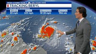 Hurricane Beryl forms and is Expected to Strengthen