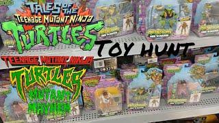 Lazy vlog Tales of the Teenage Mutant Ninja Turtles and TMNT mutant mayhem wave 3 toy hunt