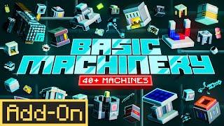 Basic Machinery  Minecraft Marketplace Add-On - Official Trailer