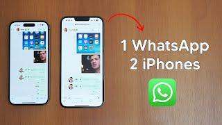 How To Use 1 WhatsApp Number in 2 iPhones