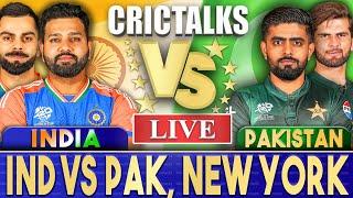 Live IND Vs PAK New York  Live Scores & Commentary  India vs Pakistan  ICC T20 World Cup 2024