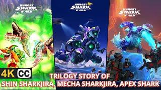 TRILOGY STORY OF SHIN SHARKJIRA MECHA SHARKJIRA & APEX SHARKS 4K HUNGRY SHARK MOVIE & TRAILER