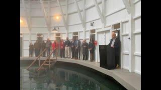 The reopening of the historic Warm Springs Pools