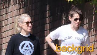 Kristen Stewart and Dylan Meyer were spotted walking their dog Cole in Los Angeles