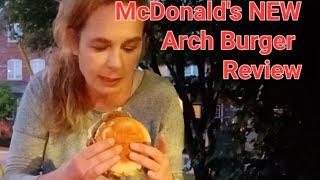 Trying McDonalds NEW Big Arch Burger  Canada