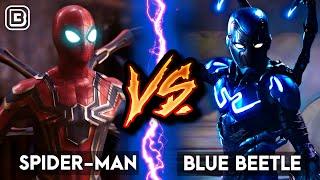 KON JEETEGA?  BLUE BEETLE VS IRON SPIDER MAN  Superhero Showdown  BlueIceBear