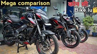 2024 Bajaj Pulsar NS200 Vs N250 Vs N160 - Big Comparison 