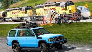 Crazy Oblivious Driver  BeamNG.drive