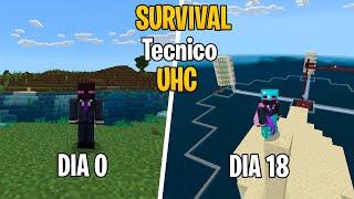 Survival Técnico Bedrock UHC Dia 21