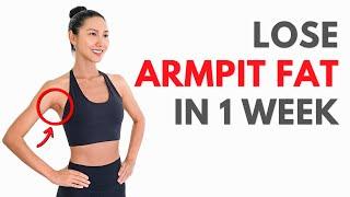 Get Rid of ARMPIT FAT in 1 WEEK  Standing Workout - No Repeat No Equipment