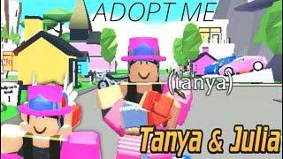 Tanya and Julia play ADOPT ME  skyleree