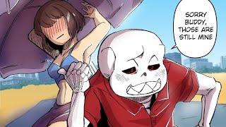 Siguen siendo mias  Undertale Sans x Frisk  Fandub espanol Latino 