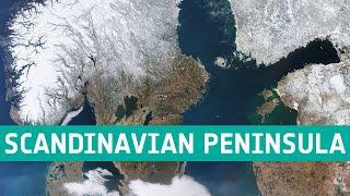 Earth from Space Scandinavian Peninsula