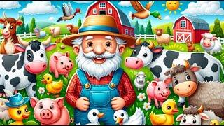 Old MacDonald Had a Farm - Sing Along Full Song  Fun & Educational Nursery Rhyme for Kids
