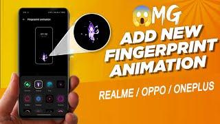 Add More Fingerprint Animation In Realme & Oppo Phones  New Fingerprint Animation In Realme Ui 5.0