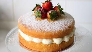 EASY VICTORIA SPONGE CAKE RECIPE