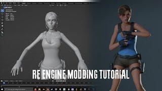 RE Engine Modding Tutorial - Custom Character Models Blender workflow