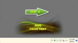 HOW TO HIDE UTORRENT FROM SYSTEM TRAY