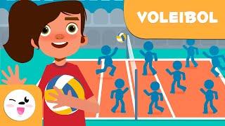 VOLEIBOL para crianças  Regras básicas