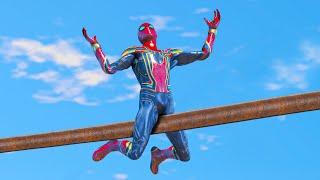 GTA 5 SPIDERMAN Ragdolls Compilation Euphoria Physcis Showcase Long Video 12