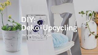 DIY Shabby Chic selber machen ️ Deko-Upcycling im Vintage-Look mit Kreidefarbe