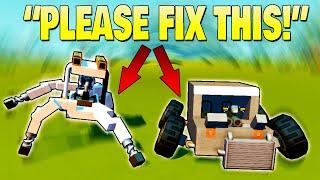 I Searched For Creations That Need Fixing and Repaired Them  - Scrap Mechanic