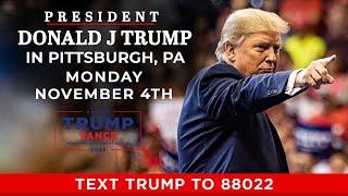 LIVE President Trump in Pittsburgh PA