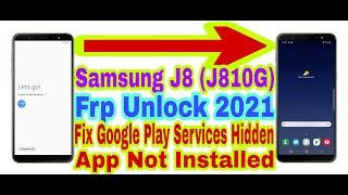 Samsung J8 J810G Android 10 Frp Bypass Without Pc 2021  Bypass Google Account 100% Working