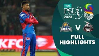 Full Highlights  Karachi Kings vs Lahore Qalandars  Match 8  HBL PSL 8  MI2T