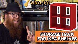 Vinyl Record Storage Hack For Ikea Expedit & Kallax Shelves  Vinyl 101