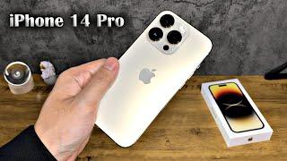iPhone 14 Pro Gold Unboxing  Camera Test  POV  Gameplay