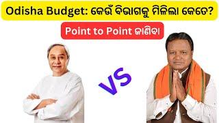 Odisha Budget କେଉଁ ବିଭାଗକୁ ମିଳିଲା କେତେ? Point to point ଜାଣିବା  Odisha budget 2023-24