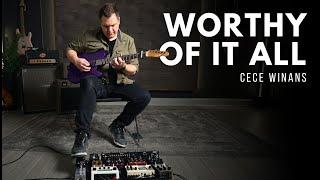 Worthy of it All - CeCe Winans - Electric guitar cover pedalboard and HX Stomp