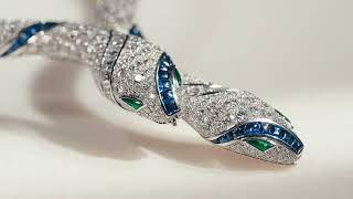 The Serpenti Sapphire Echo Necklace  Bvlgari Aeterna High Jewelry and High-End Watches