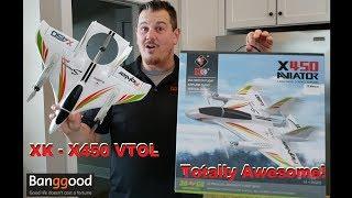 XK - X450 - RTF VTOL - Unbox Setup Flights Inside & Outside