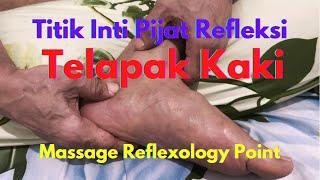 Titik Inti Pijat Refleksi Telapak Kaki  Massage Reflexology Point  @PijatIndonesia