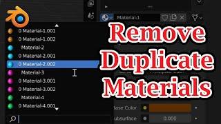 How To Remove Unused Materials In Blender  Two Techniques & A Quick Tip To Retain Your Undo History