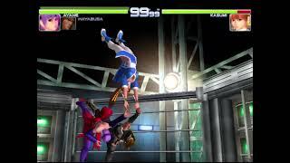 Dead or Alive 2 - Hayabusa & Ayane Tag Intro Throws & Victory PoseJP