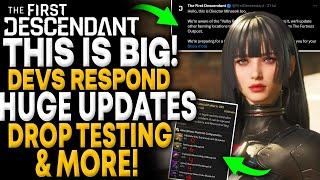 The First Descendant - BIG NEW UPDATES Buffs Coming Drop Rate Testing Rank Up Mastery FAST & More