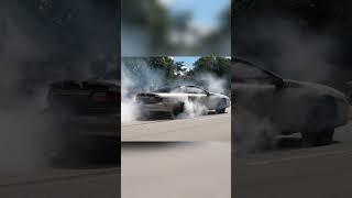 Camaro does HUGE burnout leaving cars and coffee #camaro  #carsandcoffee #gta6