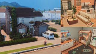 YOUNG FAMILY HOME   DOUBLE FAMILY HOUSE  Part 3  The Sims 4  Speed Build  No CC  simliina