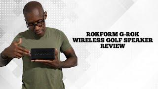 ROKFORM G-ROK PORTABLE WIRELESS GOLF SPEAKER  ERIC THE RATER