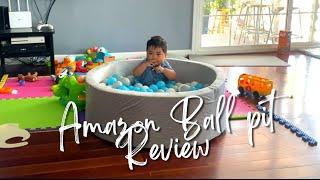 AMAZON BALL PIT SET UP AND REVIEW LITTLE DOVE BALL PIT REVIEW