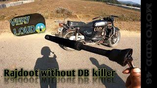 Rajdoot bike  rajdoot bike without DB killer  kaafi jyada loud ho gyi