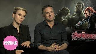 Cosmopolitan UK flip sexist questions on The Avengers Scarlett Johansson and Mark Ruffalo