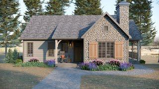 42x39 13x12m The Most Charming Cottage  Beautiful 2 Bedroom House Design  COZY & CHARM