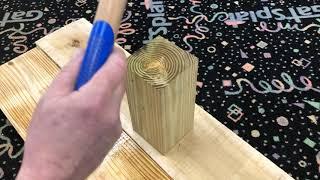Best Wood for Axe Throwing Targets - End Grain Targets   Wood Comparisons