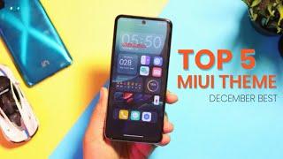 MIUI 12 Top 5 New Themes  Best MIUI 12 Themes in December 2020  Premium Themes 