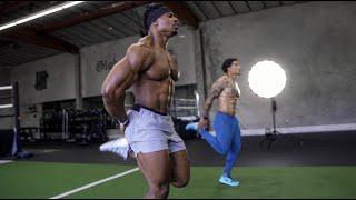 10 MINUTE FAT BURN WORKOUT   NO EQUIPMENT  SIMEON PANDA & AUSTIN DOTSON