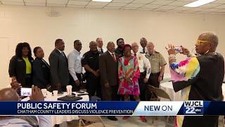 Public safety forum in Savannah